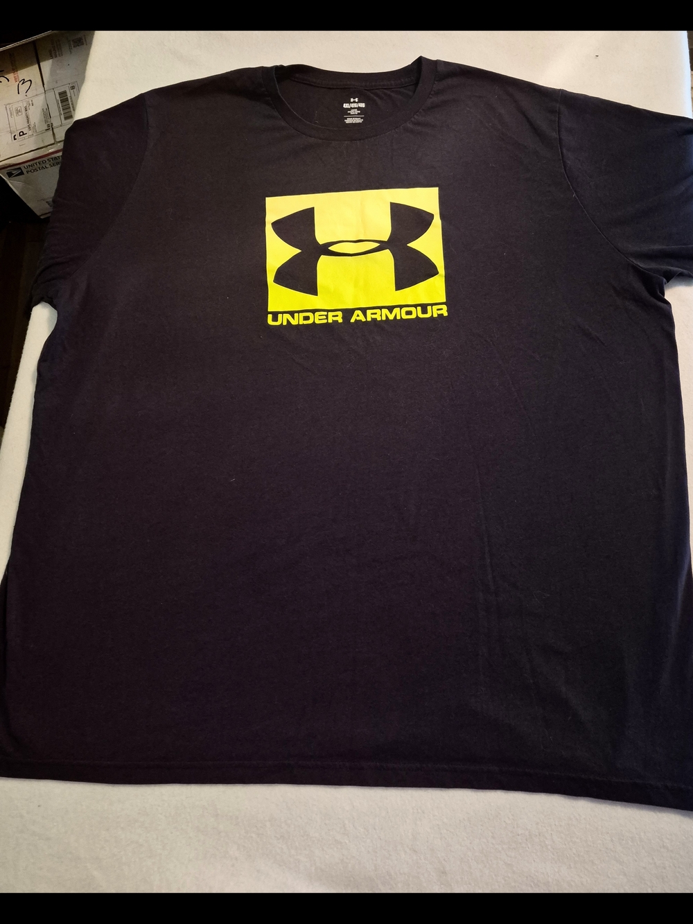 Under Armour Men's T-Shirt Tee Black Chest Logo
